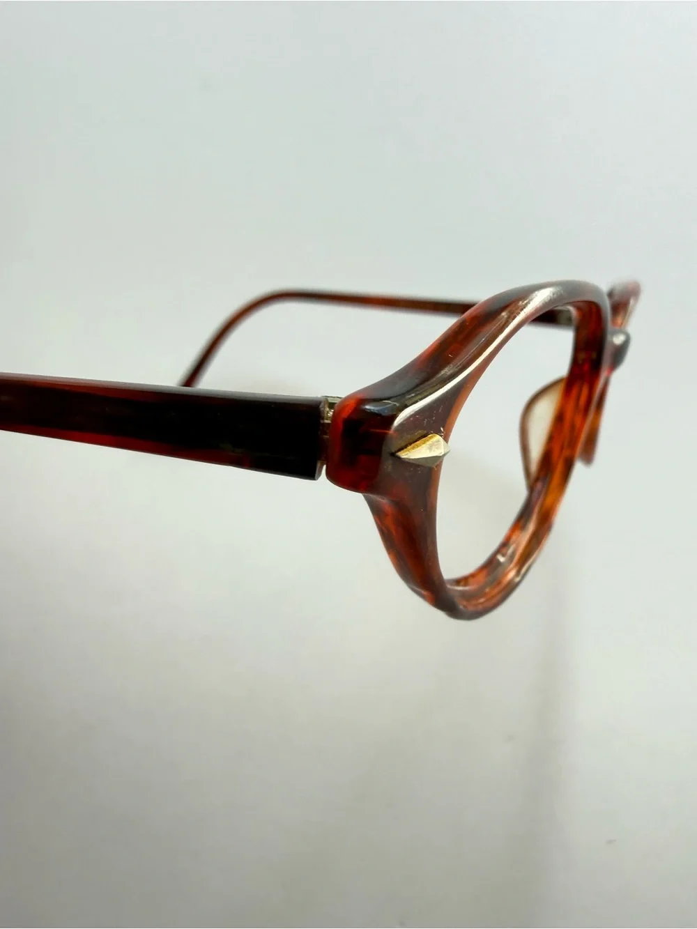 Vintage Italy Handmade Tortoise Shell Glasses Frames PC 2313